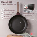 Tigaie Berlinger Haus, Leonardo Nordic, 28 cm, 2.4 L, aluminiu forjat, visiniu mat