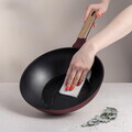 Tigaie Wok Berlinger Haus, Leonardo Nordic, 28 cm, 3.5 L, aluminiu forjat, visiniu mat