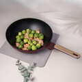 Tigaie Wok Berlinger Haus, Leonardo Nordic, 28 cm, 3.5 L, aluminiu forjat, visiniu mat