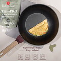 Tigaie Wok Berlinger Haus, Leonardo Nordic, 28 cm, 3.5 L, aluminiu forjat, visiniu mat
