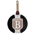 Tigaie Wok Berlinger Haus, Leonardo Nordic, 28 cm, 3.5 L, aluminiu forjat, visiniu mat