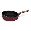 Tigaie flip Berlinger Haus, Leonardo Nordic, 26 cm, aluminiu, visiniu mat