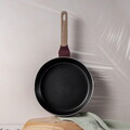 Tigaie flip Berlinger Haus, Leonardo Nordic, 26 cm, aluminiu, visiniu mat