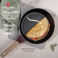 Tigaie flip Berlinger Haus, Leonardo Nordic, 26 cm, aluminiu, visiniu mat