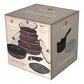 Set pentru gatit Berlinger Haus, Leonardo Nordic, 13 piese, aluminiu, visiniu mat