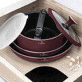 Set pentru gatit Berlinger Haus, Leonardo Nordic, 13 piese, aluminiu, visiniu mat