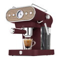 Espressor 3 in 1 Berlinger Haus, Leonardo Nordic, 950W, 23x26.5x30.5 cm, inox, visiniu mat/natur