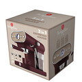 Espressor 3 in 1 Berlinger Haus, Leonardo Nordic, 950W, 23x26.5x30.5 cm, inox, visiniu mat/natur