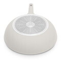 Tigaie Wok Berlinger Haus, Sahara, 28 cm, 3.2 L, aluminiu forjat, crem mat