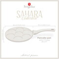 Tigaie pentru clatite, 7 forme Berlinger Haus, Sahara, 26 cm, aluminiu turnat, crem mat