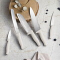 Set 5 cutite cu suport magnetic Berlinger Haus, Sahara, inox/lemn, crem mat/natur