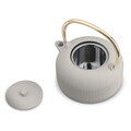 Ceainic Berlinger Haus, Sahara, 1 L, fonta, crem mat/auriu