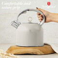 Ceainic Berlinger Haus, Sahara, 3 L, inox 18/10, crem mat/argintiu