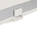 Scurgator de vase reglabil Berlinger Haus, Sahara, 36.6x29.8x13 cm, inox/plastic, crem mat