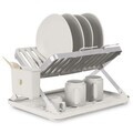 Scurgator de vase cu 2 etaje Berlinger Haus, Sahara, 48x35.4x27.2 cm, inox/plastic, crem mat