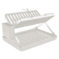 Scurgator de vase cu 2 etaje Berlinger Haus, Sahara, 48x35.4x27.2 cm, inox/plastic, crem mat