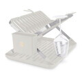 Scurgator de vase cu 2 etaje Berlinger Haus, Sahara, 48x35.4x27.2 cm, inox/plastic, crem mat