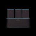 Set cutie pentru paine si 3 recipiente Berlinger Haus, Sahara, 33x18x12 cm, otel carbon, crem mat/natur