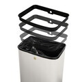 Cos de gunoi cu senzor Berlinger Haus, Sahara, 38.5x28.5x65 cm, 60 L, otel, crem mat