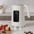 Ceainic electric digital Berlinger Haus, Sahara, 1.7 L, plastic/inox, crem mat