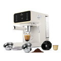 Espressor digital 3 in 1 Berlinger Haus, Sahara, 950W, 21x25.9x28 cm, inox, crem mat
