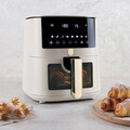 Friteuza cu aer cald si fereastra Berlinger Haus, Sahara, 5 L, 1400W, crem mat