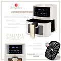 Friteuza cu aer cald si fereastra Berlinger Haus, Sahara, 5 L, 1400W, crem mat