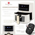 Friteuza cu aer cald si fereastra Berlinger Haus, Sahara, 38.8x30x32.4 cm, 8 L, 1650W, crem mat