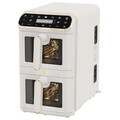 Friteuza dubla cu aer cald Berlinger Haus, Sahara, 2460W, 5.5+5.5 L, crem mat