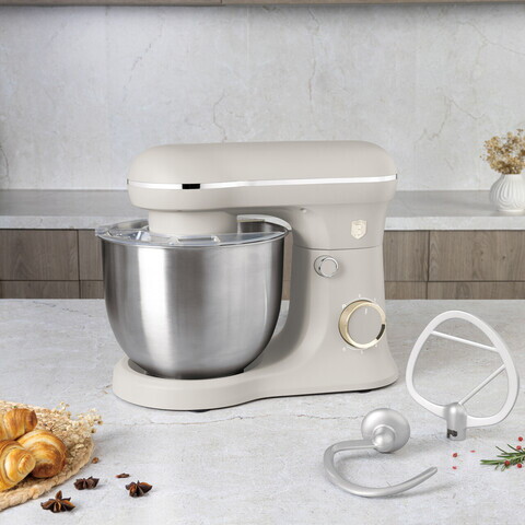Robot de bucatarie Berlinger Haus, Sahara, 1500W, inox/plastic, crem mat/argintiu