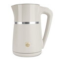 Ceainic electric cu pereti dubli Berlinger Haus, Sahara, 21.6x15.5x26.2 cm / 1.7 L, plastic/inox, crem mat