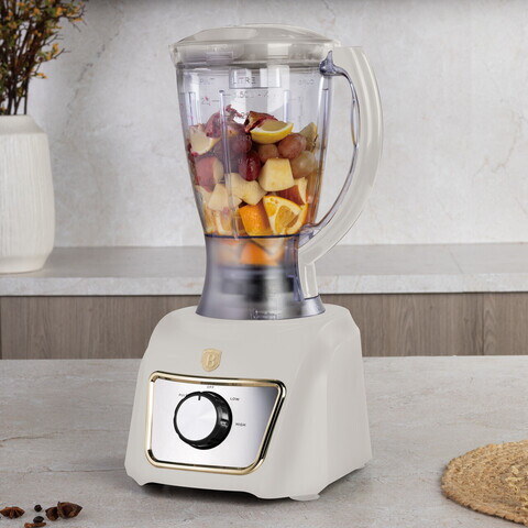 Set blender 8 in 1 Berlinger Haus, Sahara, 500W, inox/plastic, crem/transparent