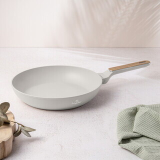 Crem mat;Natur, Tigaie 28 cm