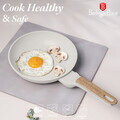 Set 3 tigai Berlinger Haus, Sahara Nordic, 20/24/28 cm, aluminiu forjat, crem mat/natur
