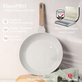 Set 3 tigai Berlinger Haus, Sahara Nordic, 20/24/28 cm, aluminiu forjat, crem mat/natur