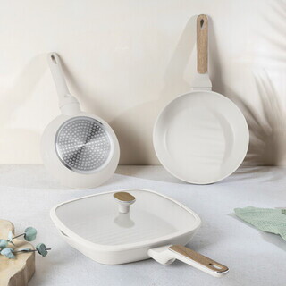 Crem mat;Natur, Set 4 piese