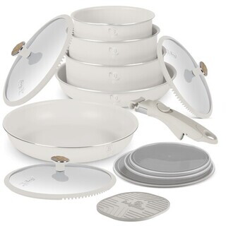 Crem mat;Natur, Set 13 piese