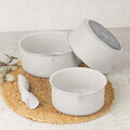 Set pentru gatit Berlinger Haus, Sahara Nordic, 13 piese, aluminiu, crem mat/natur