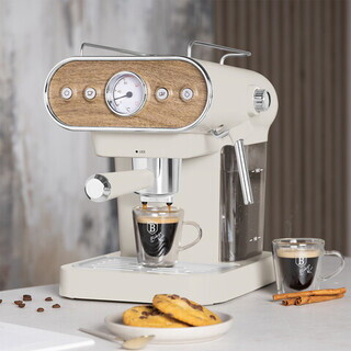 Crem mat;Natur, Espressor 3 in 1, 950W