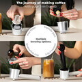 Espressor 3 in 1 Berlinger Haus, Sahara Nordic, 950W, 23x26.5x30.5 cm, inox, crem mat/natur
