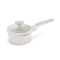 Cratita cu capac Berlinger Haus, Sahara Marble, 16 cm, 1.2 L, aluminiu forjat, crem mat/marmura