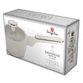 Cratita cu capac Berlinger Haus, Sahara Marble, 16 cm, 1.2 L, aluminiu forjat, crem mat/marmura