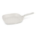 Tigaie grill Berlinger Haus, Sahara Marble, 28 cm, 2.1 L, aluminiu forjat, crem mat/marmura