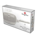 Tigaie grill cu capac Berlinger Haus, Sahara Marble, 28 cm, 2.1 L, aluminiu forjat, crem mat/marmura