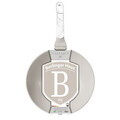 Tigaie Wok Berlinger Haus, Sahara Marble, 28 cm, 3.5 L, aluminiu forjat, crem mat/marmura