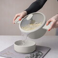Oala cu capac Berlinger Haus, Sahara Marble, 20 cm, 2.6 L, aluminiu forjat, crem mat/marmura