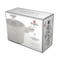 Oala cu capac Berlinger Haus, Sahara Marble, 20 cm, 2.6 L, aluminiu forjat, crem mat/marmura
