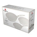 Set 3 tigai Berlinger Haus, Sahara Marble, 20/24/28 cm, aluminiu forjat, crem mat/marmura