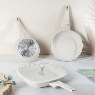 Crem mat;Marmura, Set 4 piese