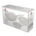 Set 3 tigai si capac Berlinger Haus, Sahara Marble, 20/24/28 cm, aluminiu forjat, crem mat/marmura